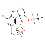 Cyclopent[a]indene-5-methanol, 7-chloro-3-[[(1,1-dimethylethyl)dimethylsilyl]oxy]-3,3a-dihydro-3a-[(triethylsilyl)oxy]-, 5-methanesulfonate, (3S,3aR)- 