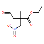 Butanoic acid, 2-methyl-2-(nitromethyl)-4-oxo-, ethyl ester, (2R)- 