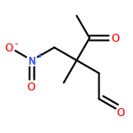 Pentanal, 3-methyl-3-(nitromethyl)-4-oxo-, (3R)- 