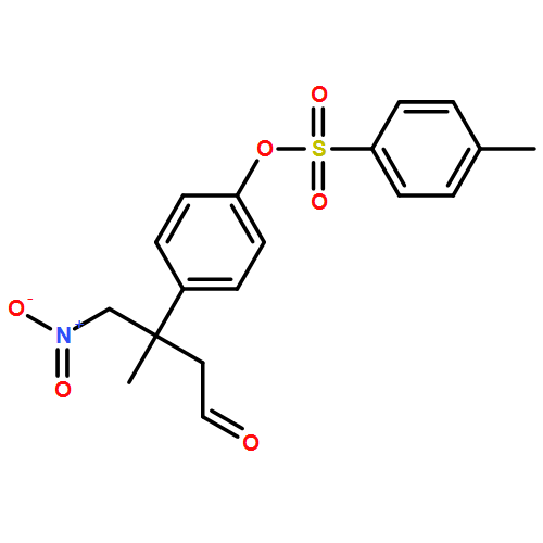 Benzenepropanal, β-methyl-4-[[(4-methylphenyl)sulfonyl]oxy]-β-(nitromethyl)-, (βS)- 