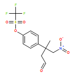 Methanesulfonic acid, 1,1,1-trifluoro-, 4-[(1S)-1-methyl-1-(nitromethyl)-3-oxopropyl]phenyl ester 