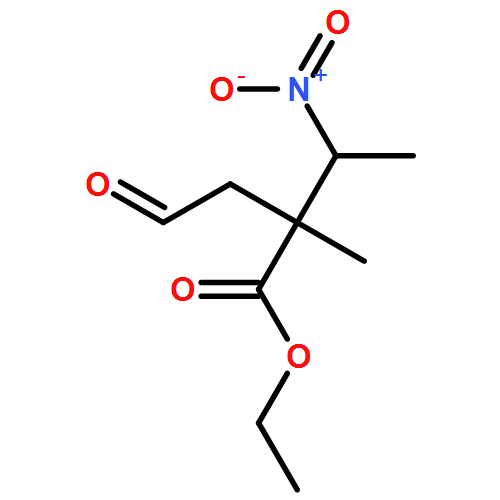 Butanoic acid, 2-methyl-3-nitro-2-(2-oxoethyl)-, ethyl ester, (2R,3R)- 