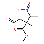 Butanoic acid, 2-methyl-3-nitro-2-(2-oxoethyl)-, methyl ester, (2R,3R)- 