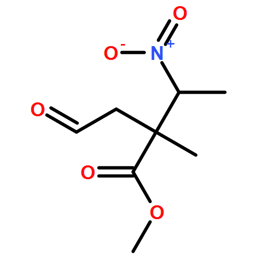 Butanoic acid, 2-methyl-3-nitro-2-(2-oxoethyl)-, methyl ester, (2R,3R)- 