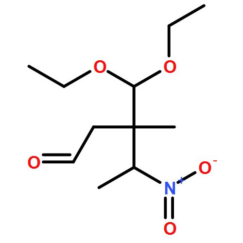 Pentanal, 3-(diethoxymethyl)-3-methyl-4-nitro-, (3R,4R)- 