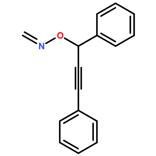 Formaldehyde, O-(1,3-diphenyl-2-propyn-1-yl)oxime 