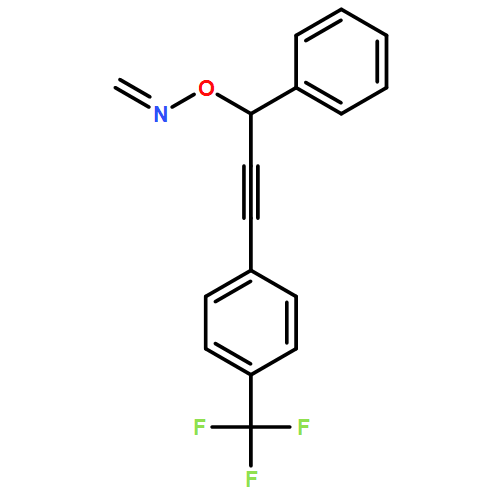 Formaldehyde, O-[1-phenyl-3-[4-(trifluoromethyl)phenyl]-2-propyn-1-yl]oxime 