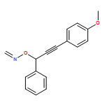 Formaldehyde, O-[3-(4-methoxyphenyl)-1-phenyl-2-propyn-1-yl]oxime 