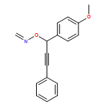 Formaldehyde, O-[1-(4-methoxyphenyl)-3-phenyl-2-propyn-1-yl]oxime 