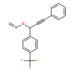 Formaldehyde, O-[3-phenyl-1-[4-(trifluoromethyl)phenyl]-2-propyn-1-yl]oxime 