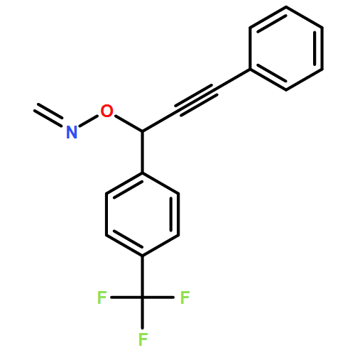 Formaldehyde, O-[3-phenyl-1-[4-(trifluoromethyl)phenyl]-2-propyn-1-yl]oxime 