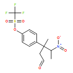 Methanesulfonic acid, 1,1,1-trifluoro-, 4-[(1S,2R)-1-methyl-2-nitro-1-(2-oxoethyl)propyl]phenyl ester 