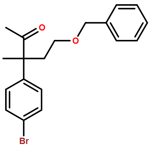 2-Pentanone, 3-(4-bromophenyl)-3-methyl-5-(phenylmethoxy)-, (3S)- 