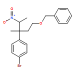 Benzene, 1-bromo-4-[(1S,2R)-1-methyl-2-nitro-1-[2-(phenylmethoxy)ethyl]propyl]- 