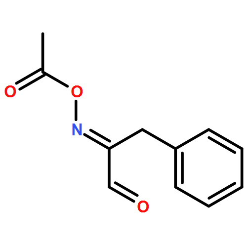 Benzenepropanal, α-[(acetyloxy)imino]-, (αE)- 