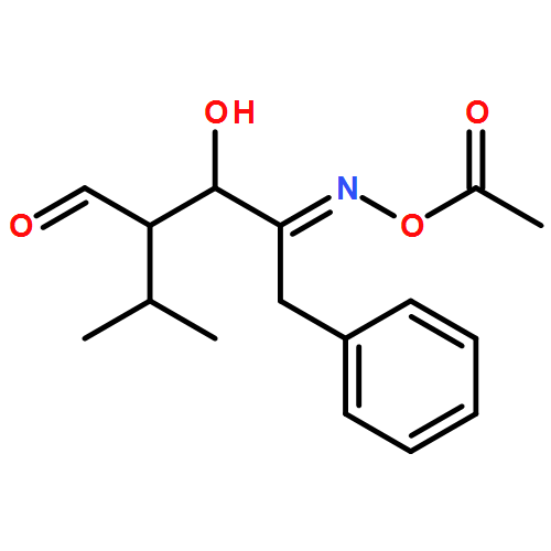 L-erythro-Pentos-4-ulose, 2,5-dideoxy-2-(1-methylethyl)-5-phenyl-, 4-(O-acetyloxime), (4E)- 