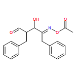 L-erythro-Pentos-4-ulose, 2,5-dideoxy-5-phenyl-2-(phenylmethyl)-, 4-(O-acetyloxime), (4E)- 