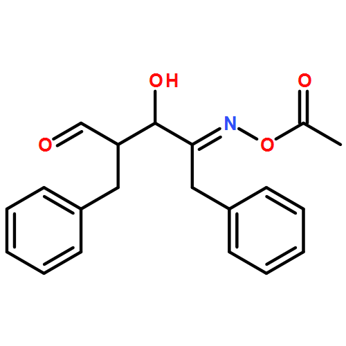 L-erythro-Pentos-4-ulose, 2,5-dideoxy-5-phenyl-2-(phenylmethyl)-, 4-(O-acetyloxime), (4E)- 