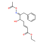 2-Heptenoic acid, 6-[(acetyloxy)imino]-5-hydroxy-7-phenyl-, ethyl ester, (2E,5R,6E)- 