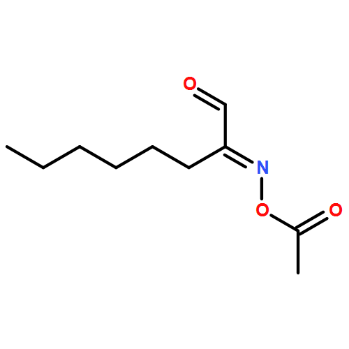 Octanal, 2-[(acetyloxy)imino]-, (2E)- 