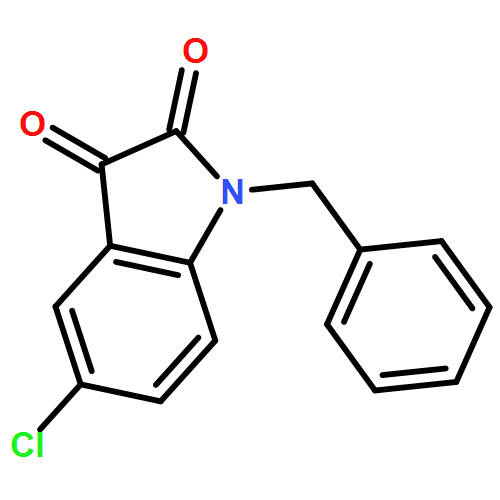 1H-Indole-2,3-dione, 5-chloro-1-(phenylmethyl)- 