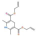 3,5-Pyridinedicarboxylic acid, 1,4-dihydro-2,6-dimethyl-, 3,5-di-2-propen-1-yl ester 