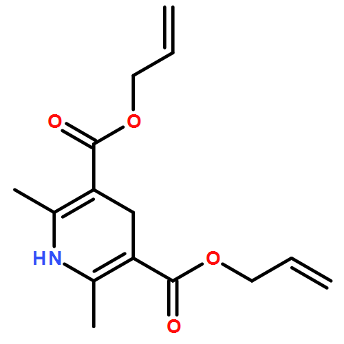 3,5-Pyridinedicarboxylic acid, 1,4-dihydro-2,6-dimethyl-, 3,5-di-2-propen-1-yl ester 