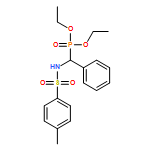 Phosphonic acid, P-[[[(4-methylphenyl)sulfonyl]amino]phenylmethyl]-, diethyl ester 