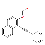 Naphthalene, 2-(methoxymethoxy)-1-(2-phenylethynyl)- 