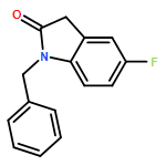 2H-Indol-2-one, 5-fluoro-1,3-dihydro-1-(phenylmethyl)- 