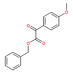 Benzeneacetic acid, 4-methoxy-α-oxo-, phenylmethyl ester 