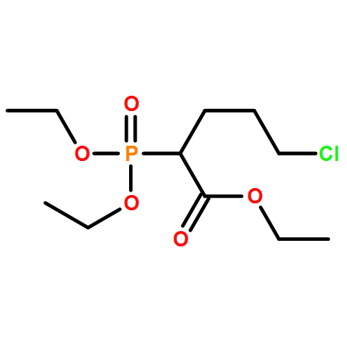 Pentanoic acid, 5-chloro-2-(diethoxyphosphinyl)-, ethyl ester 