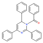 Methanone, phenyl(2,4,6-triphenyl-1(6H)-pyrimidinyl)- 