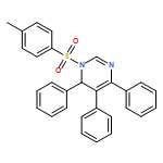 Pyrimidine, 1,6-dihydro-1-[(4-methylphenyl)sulfonyl]-4,5,6-triphenyl- 