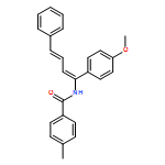 Benzamide, N-[(1Z,3E)-1-(4-methoxyphenyl)-4-phenyl-1,3-butadien-1-yl]-4-methyl- 