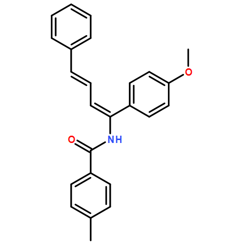 Benzamide, N-[(1Z,3E)-1-(4-methoxyphenyl)-4-phenyl-1,3-butadien-1-yl]-4-methyl- 