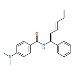 Benzamide, 4-(dimethylamino)-N-[(1Z,3E)-1-phenyl-1,3-hexadien-1-yl]- 