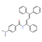 Benzamide, 4-(dimethylamino)-N-[(1Z)-1,4,4-triphenyl-1,3-butadien-1-yl]- 