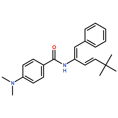 Benzamide, 4-(dimethylamino)-N-[(1E,2E)-4,4-dimethyl-1-(phenylmethylene)-2-penten-1-yl]- 