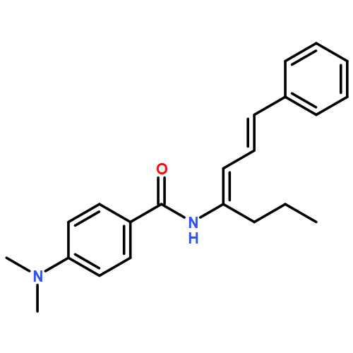 Benzamide, 4-(dimethylamino)-N-[(1Z,3E)-4-phenyl-1-propyl-1,3-butadien-1-yl]- 