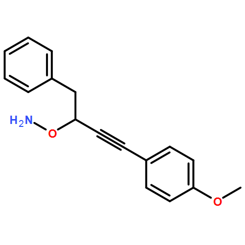 Hydroxylamine, O-[3-(4-methoxyphenyl)-1-(phenylmethyl)-2-propyn-1-yl]- 