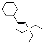 Cyclohexane, [(1E)-2-(triethylsilyl)ethenyl]- 