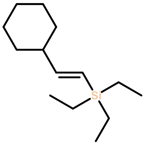 Cyclohexane, [(1E)-2-(triethylsilyl)ethenyl]- 