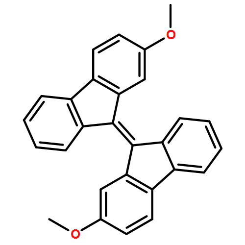 9H-Fluorene, 2-methoxy-9-(2-methoxy-9H-fluoren-9-ylidene)-, (E)- (9CI) 