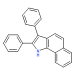 1H-Benz[g]indole, 2,3-diphenyl- 