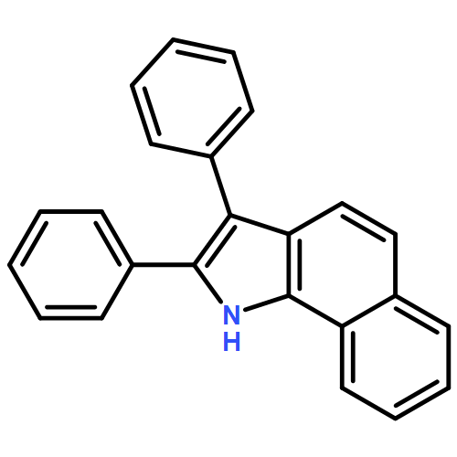 1H-Benz[g]indole, 2,3-diphenyl- 