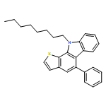 10H-Thieno[2,3-a]carbazole, 10-octyl-5-phenyl- 