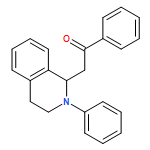 Ethanone, 1-phenyl-2-(1,2,3,4-tetrahydro-2-phenyl-1-isoquinolinyl)- 