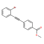 Benzoic acid, 4-[2-(2-bromophenyl)ethynyl]-, methyl ester 