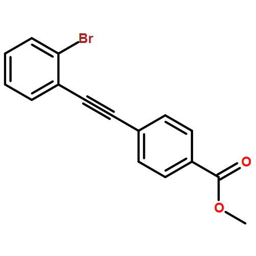 Benzoic acid, 4-[2-(2-bromophenyl)ethynyl]-, methyl ester 